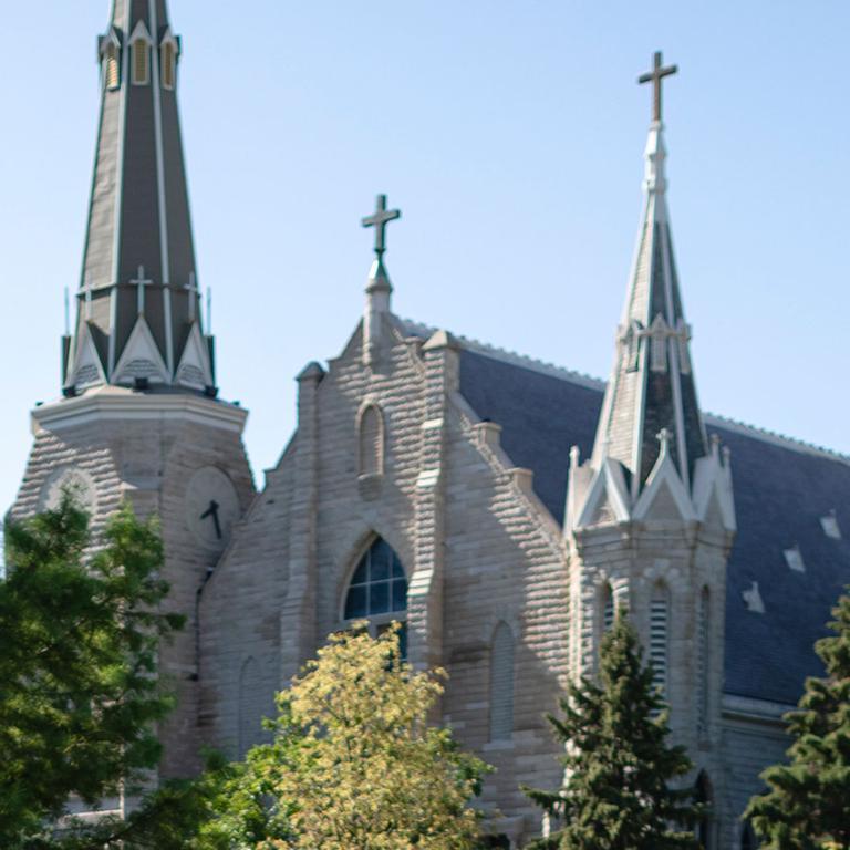 Exterior of a church building